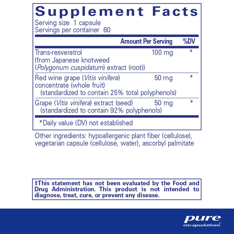 Resveratrol EXTRA by Pure Encapsulations®
