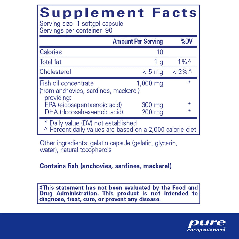 EPA/DHA essentials by Pure Encapsulations®