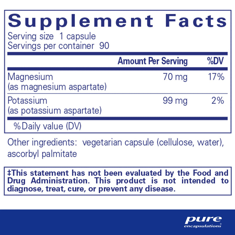 Potassium Magnesium (Aspartate) by Pure Encapsulations®