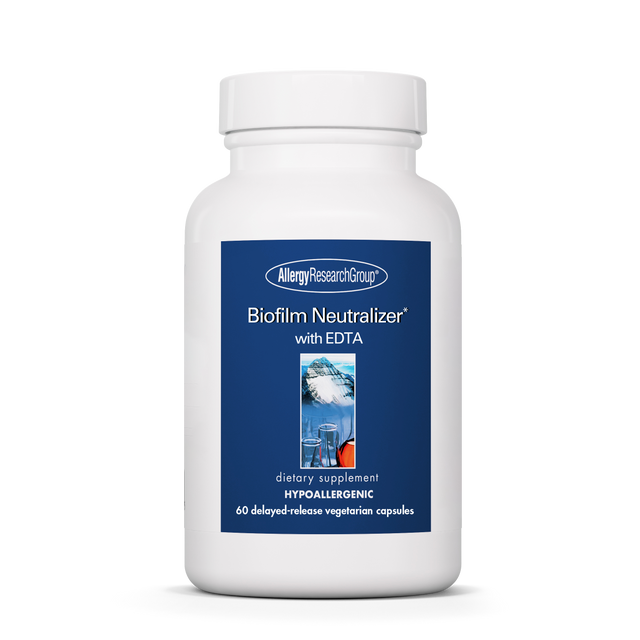 Biofilm Neutralizer* with EDTA New! 60 Vegetarian Capsules by Allergy Research Group