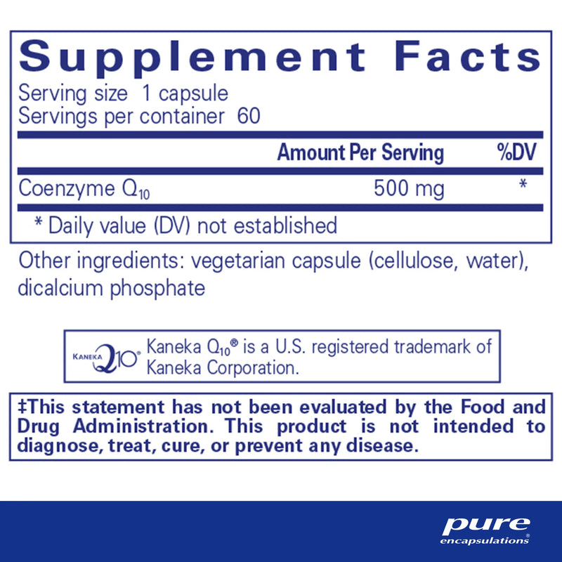 CoQ10 500 mg by Pure Encapsulations®