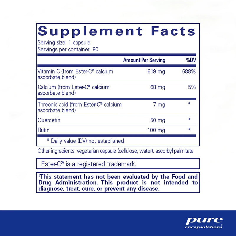 Ester-C and Flavonoids by Pure Encapsulations®