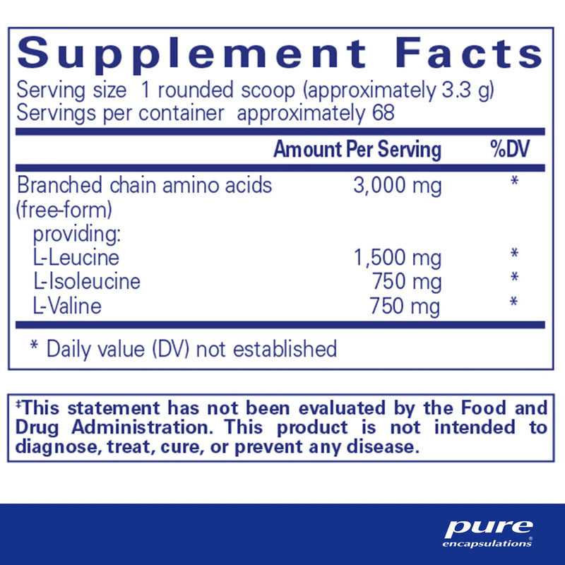 BCAA Powder by Pure Encapsulations®