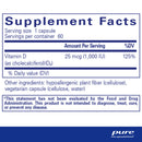 Vitamin D3 25 mcg (1,000 IU) by Pure Encapsulations®