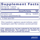 Pantothenic Acid by Pure Encapsulations®