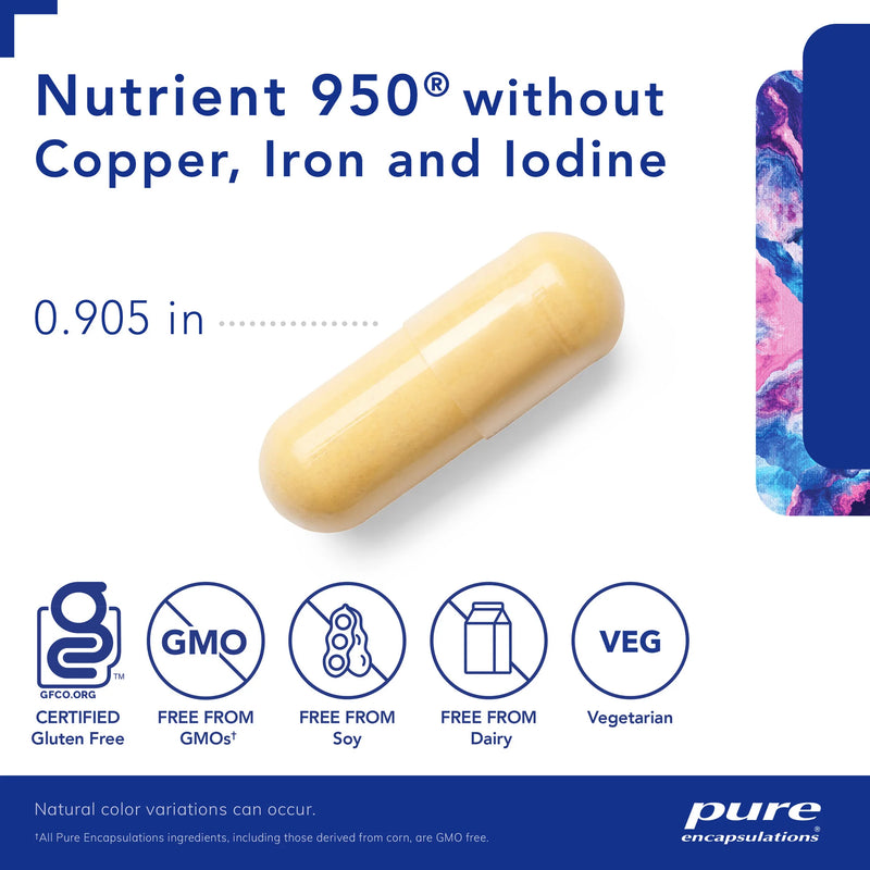 Nutrient 950 without Copper, Iron, & Iodine by Pure Encapsulations®