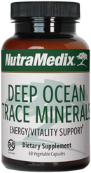 Deep Ocean Trace Minerals Energy/Vitality Support (60 Vegetable Capsules) by Nutramedix