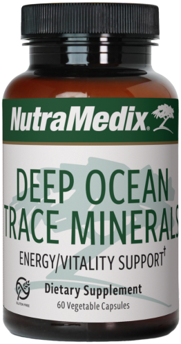 Deep Ocean Trace Minerals Energy/Vitality Support (60 Vegetable Capsules) by Nutramedix
