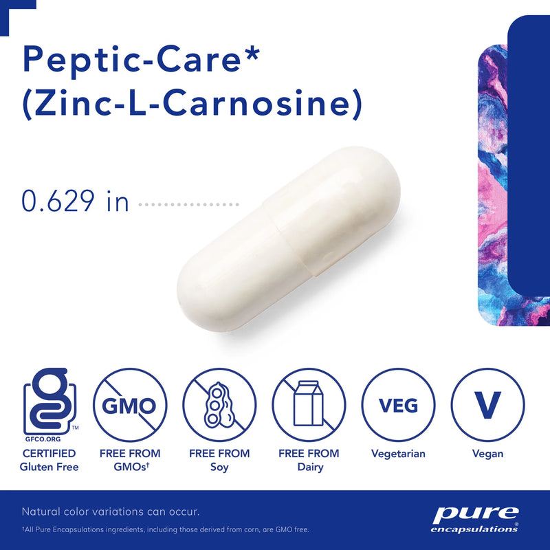 Peptic-Care‡ (Zinc-L-Carnosine) by Pure Encapsulations®