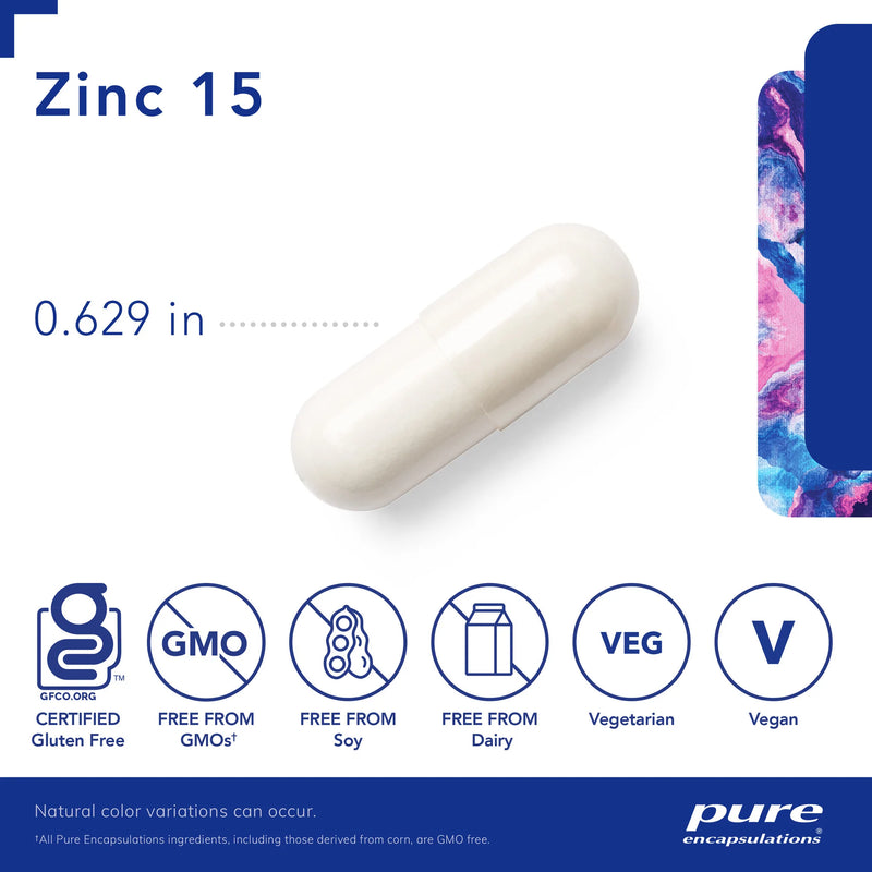 Zinc 15 by Pure Encapsulations®
