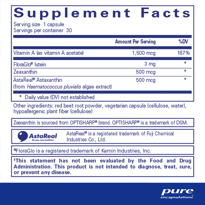 Vitamin A + Carotenoids by Pure Encapsulations®