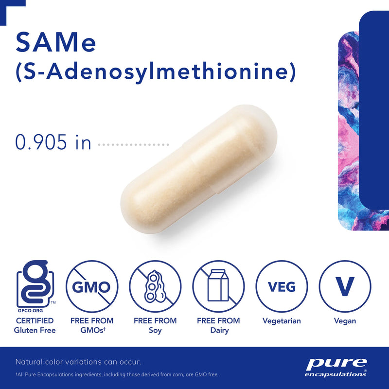 SAMe (S-Adenosylmethionine) by Pure Encapsulations®