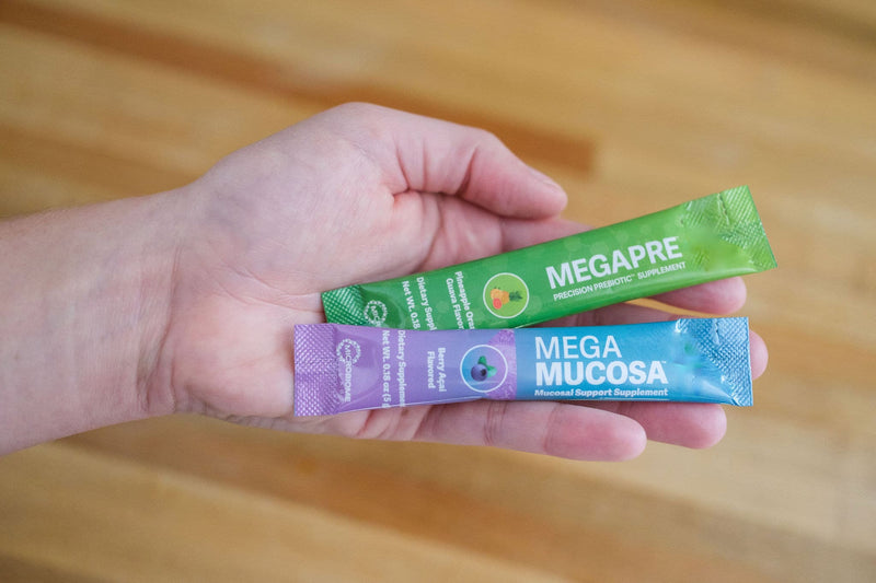 MegaMucosa (30 Stick Packs) Berry Acai Flavor by Microbiome Labs